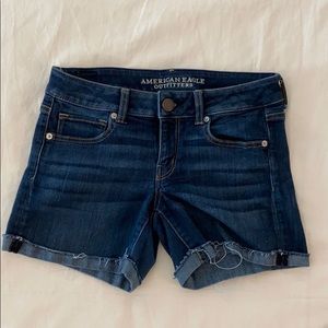 American Eagle Midi Jean Shorts